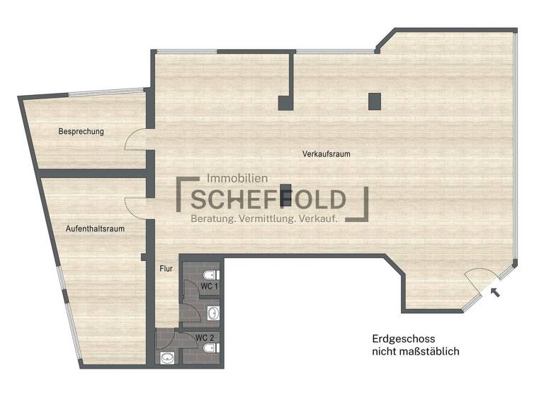 Laden zum Kauf 369.900 € 3 Zimmer 180,6 m² Verkaufsfläche Laupheim 88471