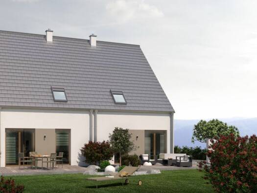 Doppelhaushälfte zum Kauf 550.380 € 3 Zimmer 112,6 m² 490 m² Grundstück Rahnsdorf Treptow-Köpenick 12589