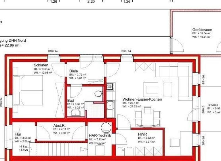 Wohnung zum Kauf 225.000 € 2 Zimmer 59 m²<br/>Wohnfläche Laxten Lingen-Brögbern 49811