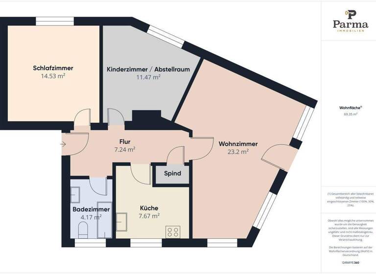 Wohnung zum Kauf 140.000 € 3 Zimmer 68 m² 1. Geschoss Vicht Stolberg (Rheinland) / Gressenich 52224