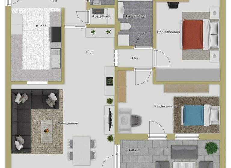 Wohnung zum Kauf 449.000 € 3 Zimmer 89 m² Friedrichshafen 88045