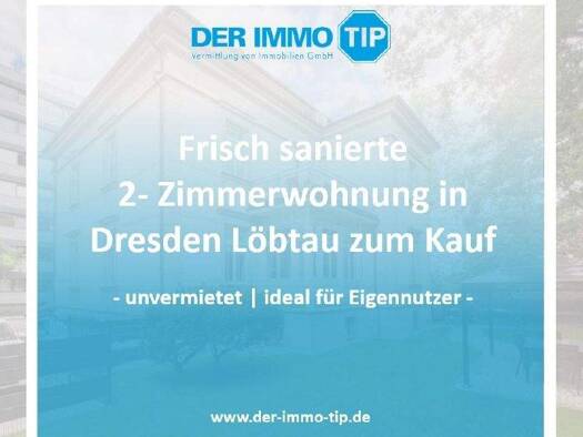Wohnung zum Kauf 164.900 € 2 Zimmer 50,1 m² 1. Geschoss Löbtau-Nord Dresden 01159