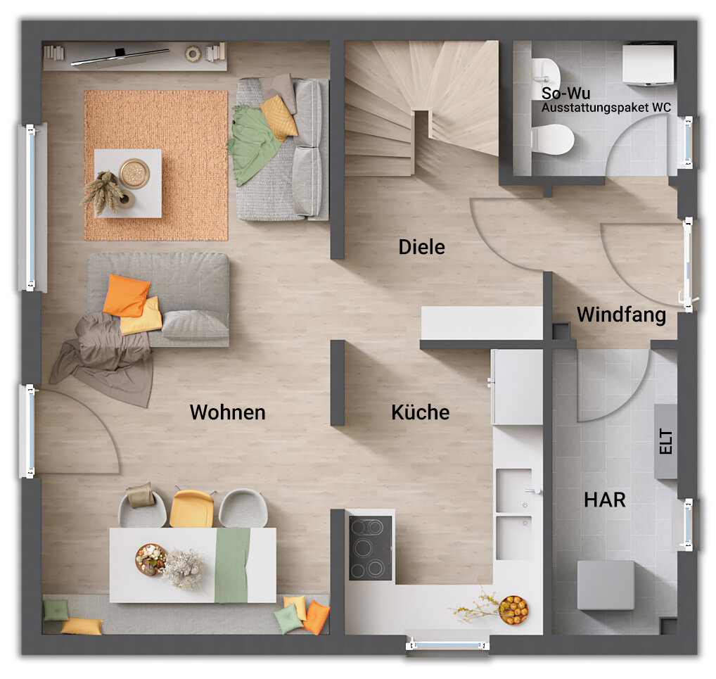 Haus zum Kauf provisionsfrei 257.197 € 3,5 Zimmer 103 m²<br/>Wohnfläche 841 m²<br/>Grundstück Manderscheid 54531