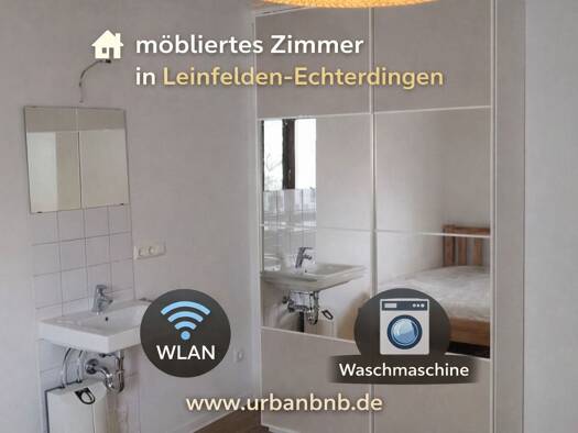 Studio zur Miete auf Zeit 630 € 1 Zimmer 16 m² frei ab 30.04.2026 Echterdinger Strasse 0 Leinfelden Leinfelden-Echterdingen 70771