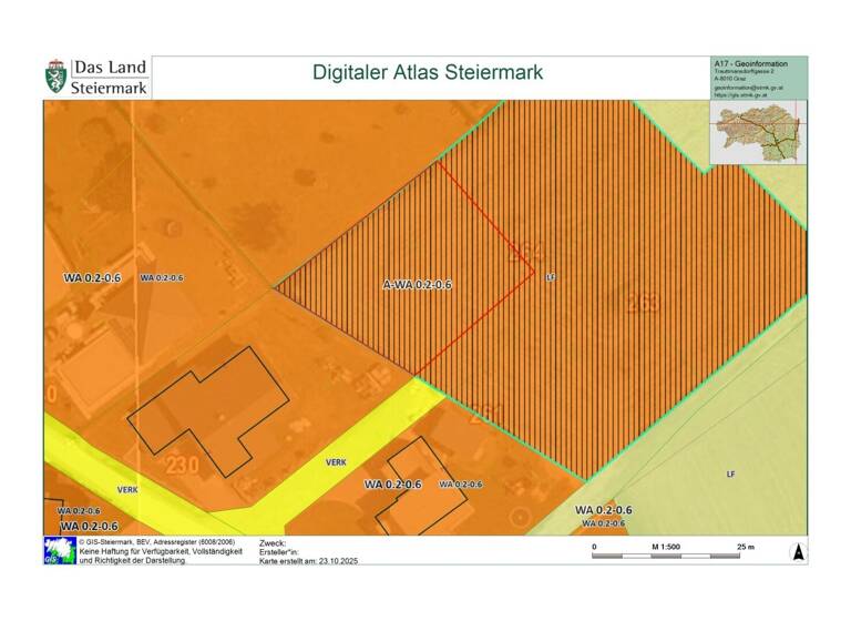 Grundstück zum Kauf 39.800 € 800 m² Grundstück Dechantskirchen 8241