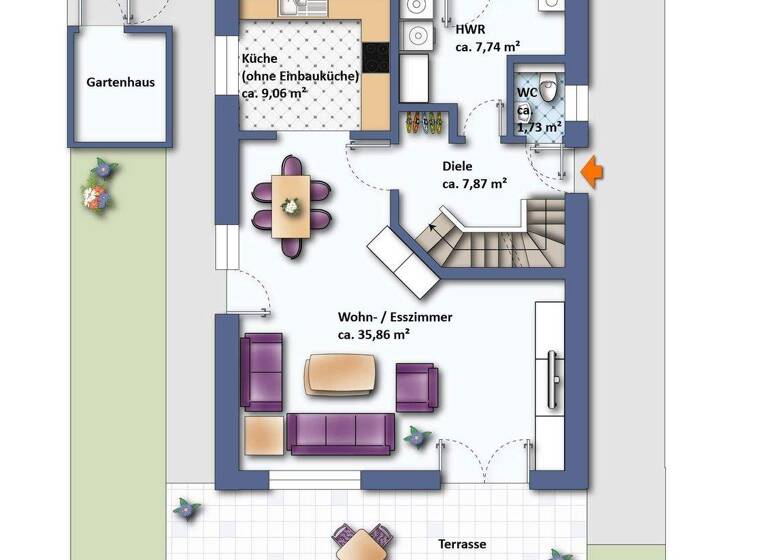 Einfamilienhaus zum Kauf provisionsfrei 379.000 € 4,5 Zimmer 108 m² 275 m² Grundstück frei ab sofort Dwoberg/Ströhen Delmenhorst 27753