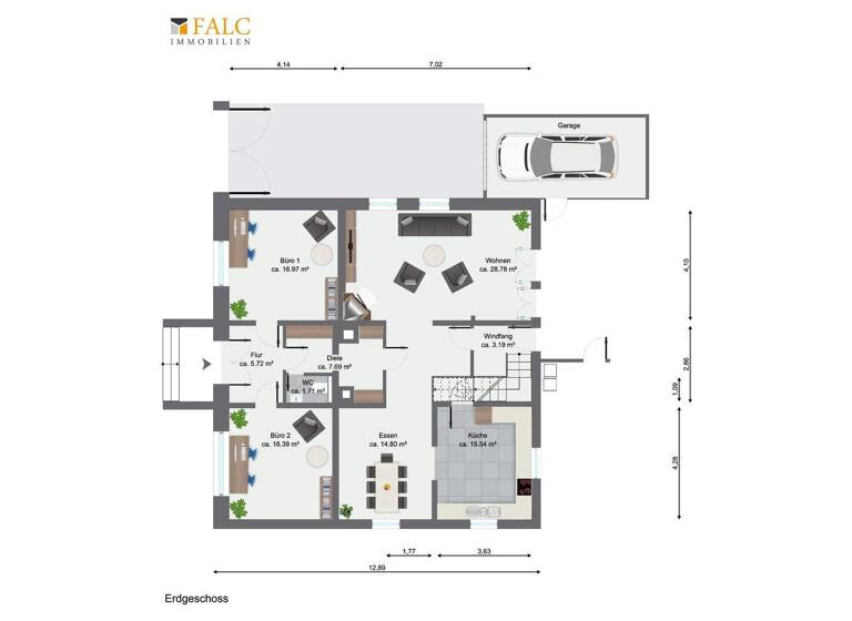 Stadthaus zum Kauf 579.000 € 13 Zimmer 365 m² 3.218 m² Grundstück Hagenow 19230