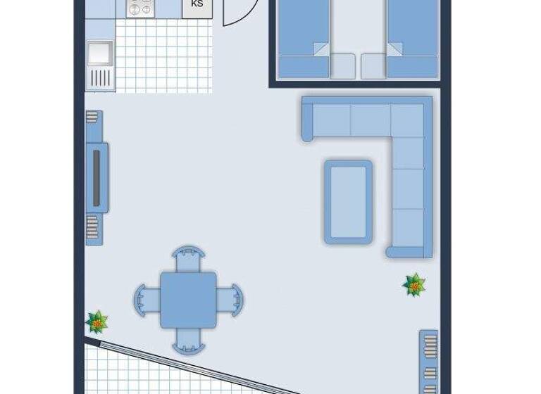 Wohnung zum Kauf 195.000 € 2 Zimmer 40,9 m² EG Kellenhusen Kellenhusen (Ostsee) 23746