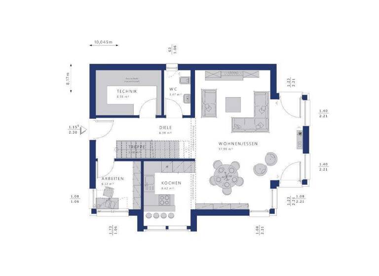Einfamilienhaus zum Kauf - Erstbezug 624.500 € 6 Zimmer 136,6 m² 430 m² Grundstück Wildbader Straße 50/3 Rötenbach Bad Teinach- Zavelstein 75385