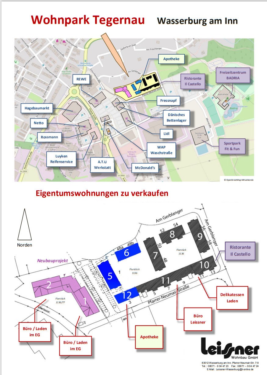 Wohnung zum Kauf provisionsfrei als Kapitalanlage geeignet 509.900 € 2 Zimmer 77,3 m²<br/>Wohnfläche Wasserburg am Inn 83512