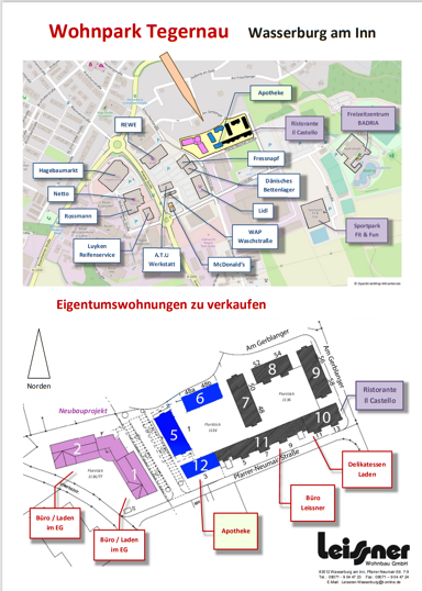 Wohnung zum Kauf provisionsfrei als Kapitalanlage geeignet 509.900 € 2 Zimmer 77,3 m² Wasserburg am Inn 83512