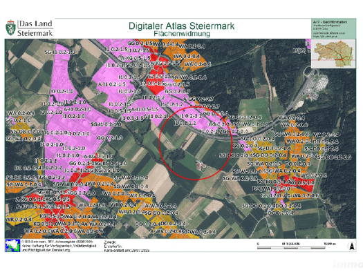 Land-/Forstwirtschaft zum Kauf 32.500 m² Grundstück Dobl-Zwaring 8143