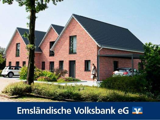 Reihenendhaus zum Kauf - Erstbezug 419.000 € 4 Zimmer 119 m² 479 m² Grundstück Brögbern Lingen / Brögbern 49811