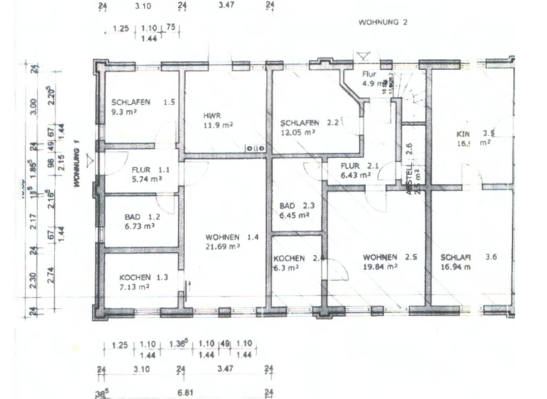 Wohnung zum Kauf 142.000 € 2 Zimmer 52 m² EG Krebsförden Schwerin 19061