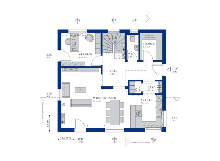 Einfamilienhaus zum Kauf 930.000 € 5 Zimmer 155 m² 569 m² Grundstück Kleinheppach Korb 71404