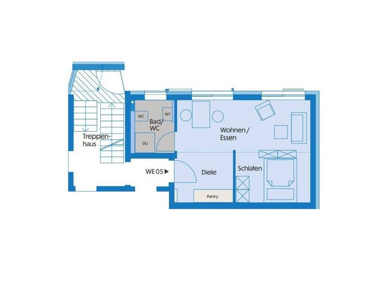 Wohnung zum Kauf 195.000 € 1,5 Zimmer 33 m² Bissingen Bietigheim-Bissingen / Bissingen 74321