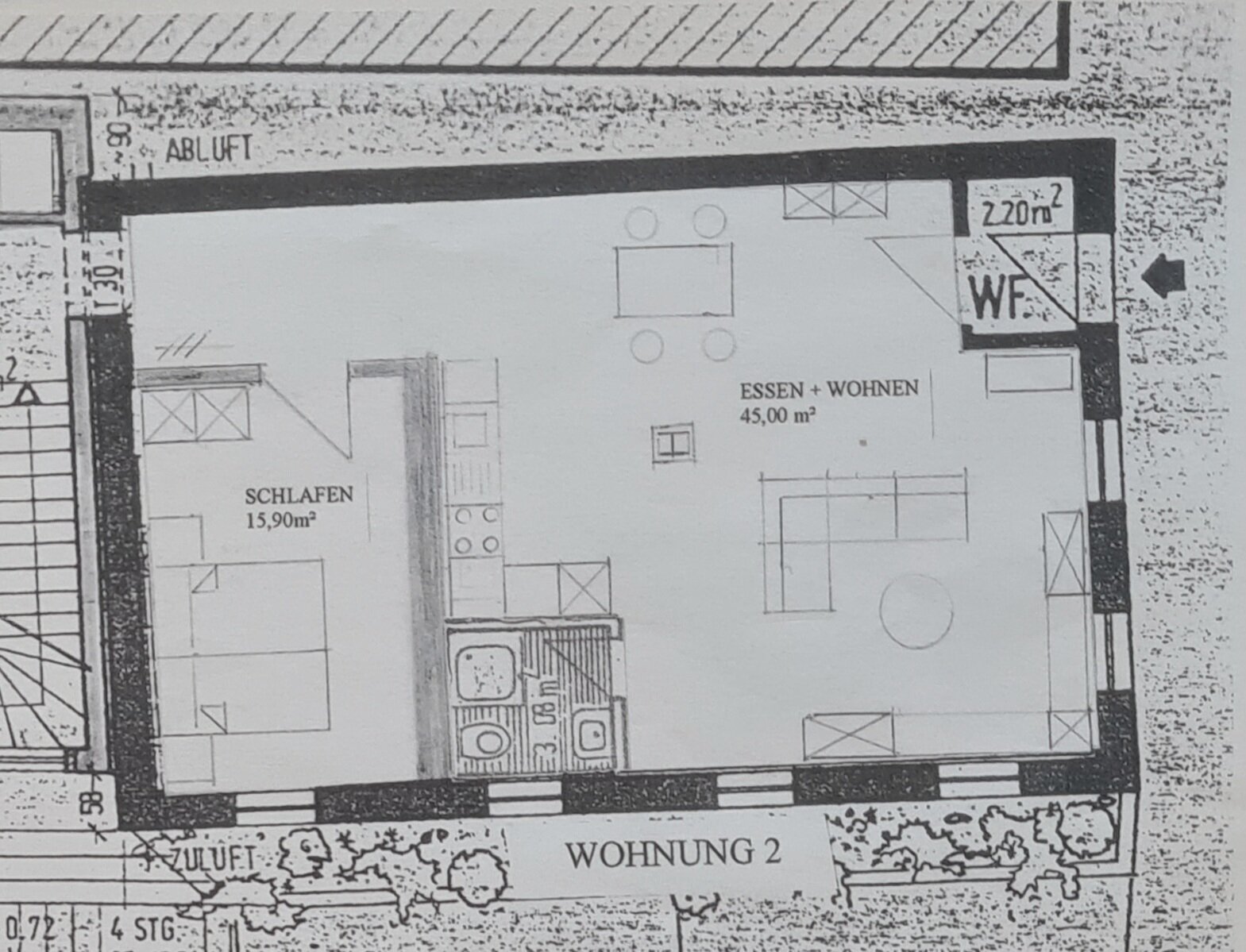 Wohnung zur Miete 590 € 2 Zimmer 66 m²<br/>Wohnfläche EG<br/>Geschoss Abenberg Abenberg 91183