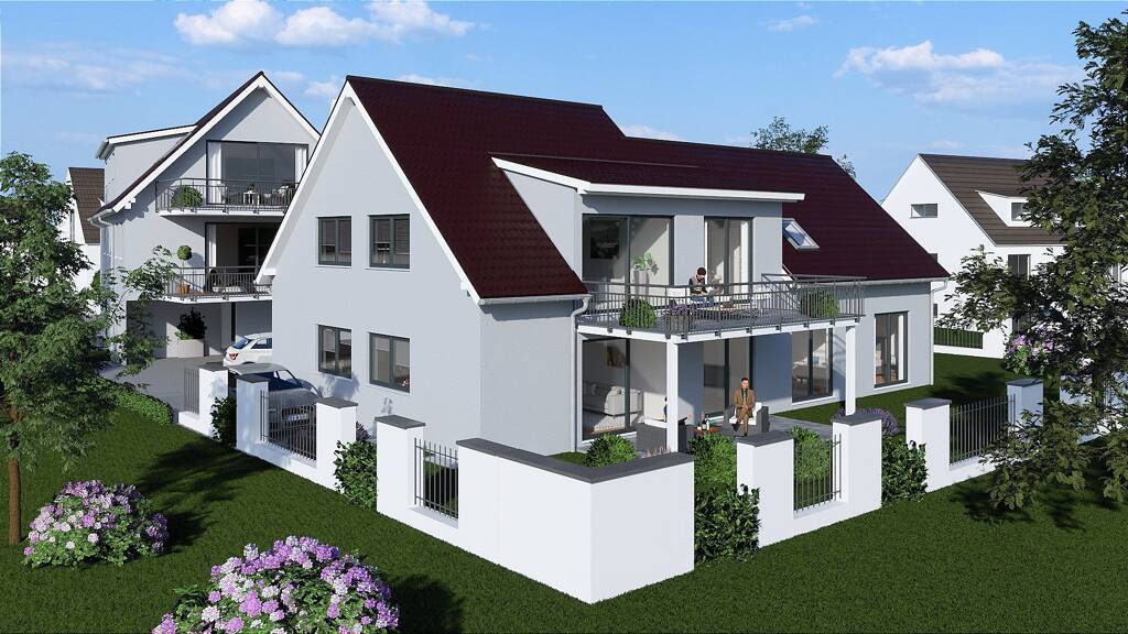 Wohnung zum Kauf - Erstbezug provisionsfrei 677.500 € 4 Zimmer 118,5 m² 1. Geschoss Kiebingen Rottenburg am Neckar 72108