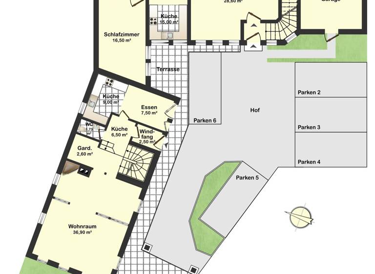 Mehrfamilienhaus zum Kauf 399.000 € 16 Zimmer 322,5 m² 421 m² Grundstück Altheim Münster 64839