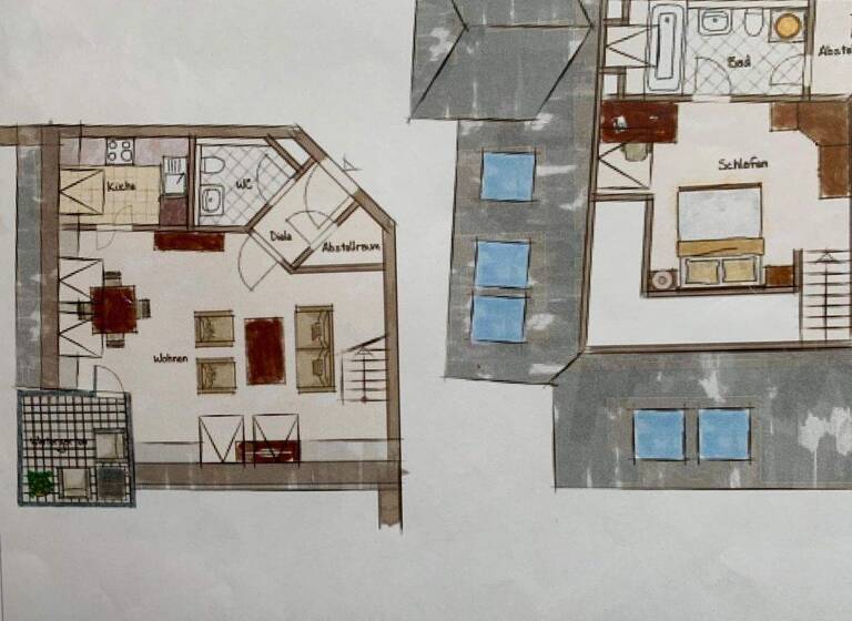 Wohnung zum Kauf 220.000 € 2 Zimmer 65,8 m² 4. Geschoss Benrather Schlossallee 25 Benrath Düsseldorf 40597
