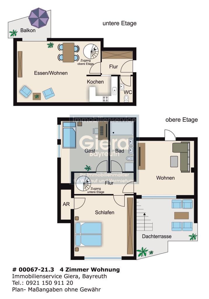 Wohnung zur Miete 1.550 € 4 Zimmer 150 m²<br/>Wohnfläche 3.<br/>Geschoss ab sofort<br/>Verfügbarkeit Königsbergstraße 21 Industriegebiet Bayreuth 95448