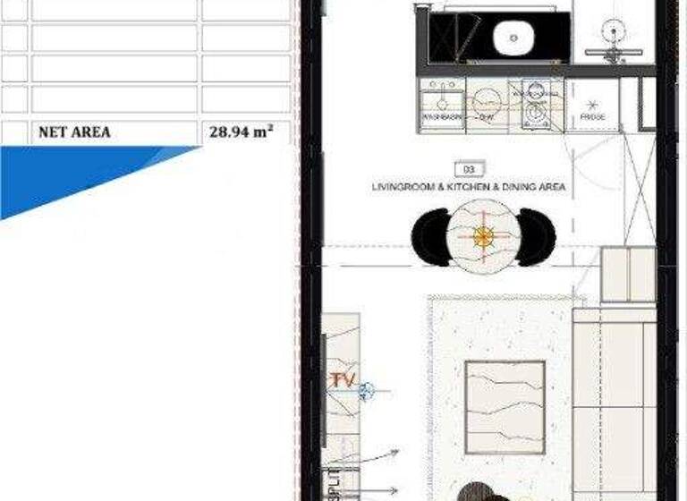 Studio zum Kauf 195.000 € 1 Zimmer 29,9 m² 1. Geschoss Bar 85000