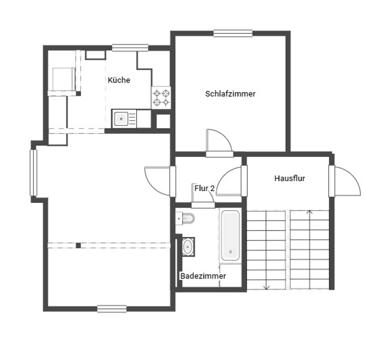 Immobilie zum Kauf als Kapitalanlage geeignet 39.900 € 2 Zimmer 42 m²<br/>Fläche Hartmannsdorf 09232