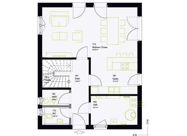 Einfamilienhaus zum Kauf provisionsfrei 499.000 € 4 Zimmer 120 m² 396 m² Grundstück Liedolsheim Dettenheim 76706