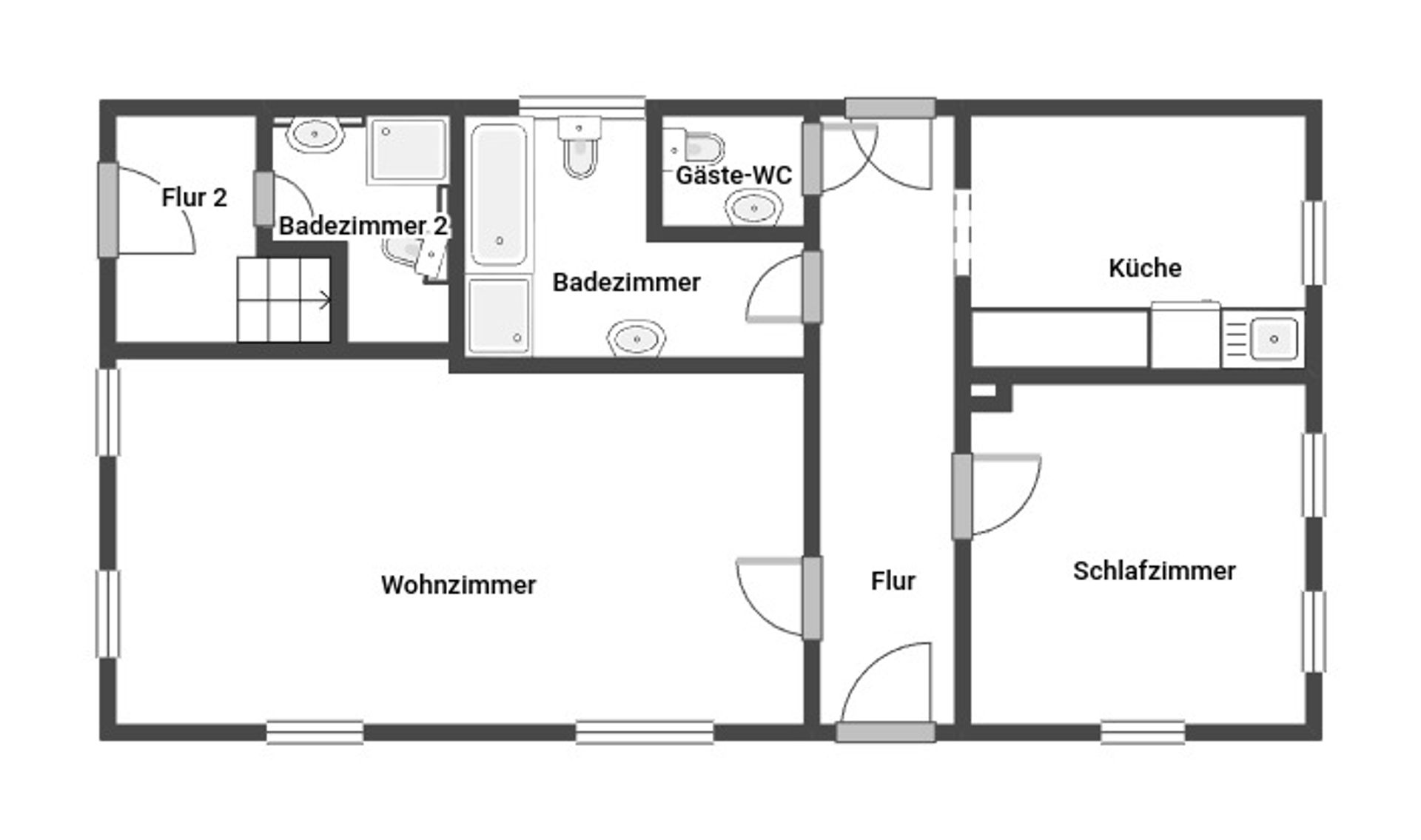 Einfamilienhaus zum Kauf 179.000 € 4 Zimmer 65 m²<br/>Wohnfläche 1.086 m²<br/>Grundstück Bunderhammrich Bunde 26831