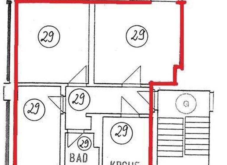Wohnung zum Kauf provisionsfrei 69.000 € 3 Zimmer 63,7 m² 2. Geschoss Glauchau 08371