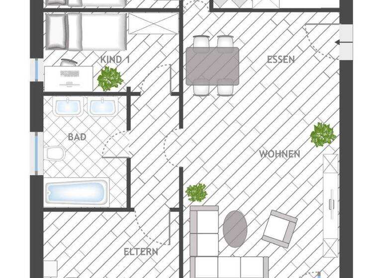 Wohnung zum Kauf 260.000 € 4 Zimmer 87 m² frei ab sofort Dr.-Schuck-Straße 37 Kleinochsenfurt Ochsenfurt 97199