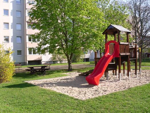 Wohnung zur Miete 393 € 2 Zimmer 43,7 m² 3. Geschoss frei ab sofort Losinskiweg 4 Schönefeld-Ost Leipzig 04347