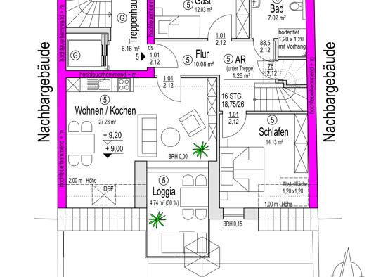 Wohnung zur Miete - Erstbezug 1.260 € 3 Zimmer 105 m² frei ab 01.02.2027 Süringstraße Coesfeld Coesfeld 48653