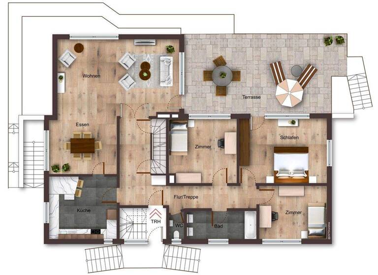 Mehrfamilienhaus zum Kauf 799.000 € 9 Zimmer 310 m² 1.065 m² Grundstück Zumhof Rudersberg / Zumhof 73635