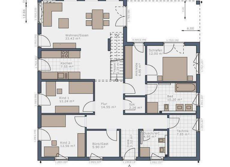 Bungalow zum Kauf provisionsfrei 995.000 € 6 Zimmer 130 m² 515 m² Grundstück Lerchenberg Mainz 55127