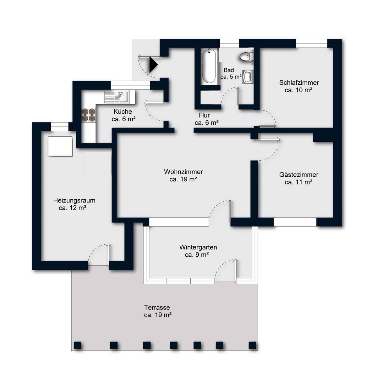 Einfamilienhaus zum Kauf 249.000 € 3 Zimmer 67 m²<br/>Wohnfläche 536 m²<br/>Grundstück Langenhorn Hamburg / Langenhorn 22417