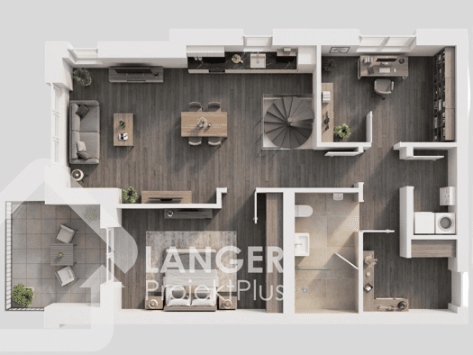 Wohnung zur Miete - Erstbezug 1.080 € 4 Zimmer 90,3 m² 3. Geschoss frei ab 01.12.2026 Lingen Lingen (Ems) 49809