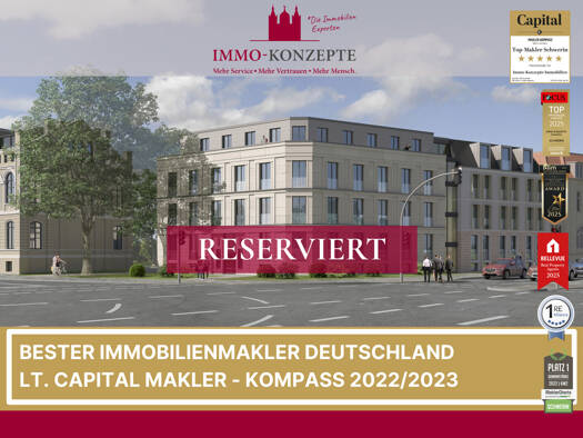 Studio zur Miete 1.190 € 3 Zimmer 63,8 m² Alexandrinenstraße 35 Paulsstadt Schwerin 19055