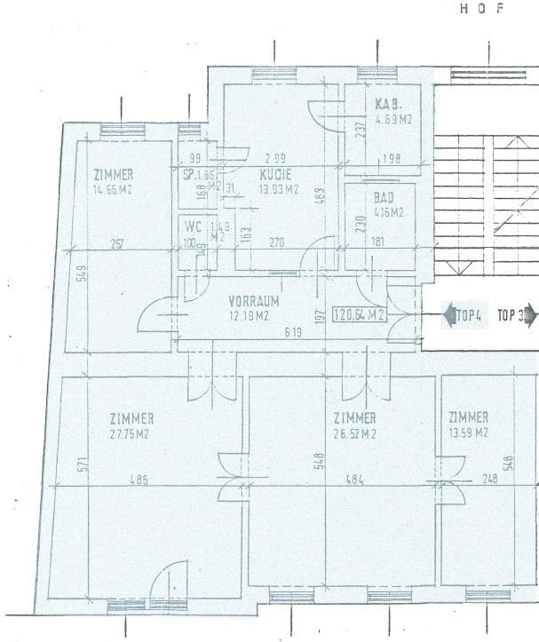 Wohnung zur Miete 905 € 4,5 Zimmer 120,6 m²<br/>Wohnfläche St. Pölten St. Pölten 3100