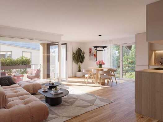Wohnung zum Kauf - Neubau provisionsfrei 226.000 € 2 Zimmer 37,9 m² 2. Geschoss frei ab 01.10.2028 Flein 74223
