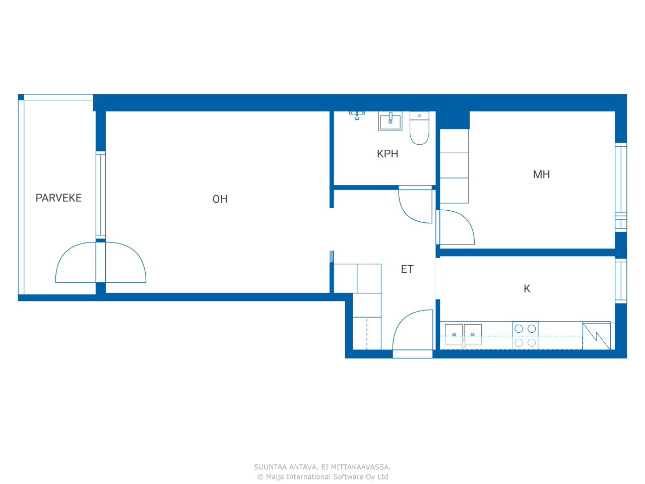 Studio zum Kauf 19.000 € 2 Zimmer 45,5 m²<br/>Wohnfläche 1.<br/>Geschoss Väylätie 15 Keminmaa 94400