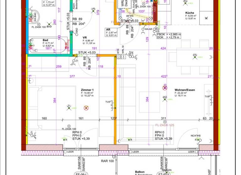 Wohnung zum Kauf - Erstbezug 223.232 € 2 Zimmer 59,1 m² 1. Geschoss Neustifter Straße 6 Kirchberg am Wagram 3470