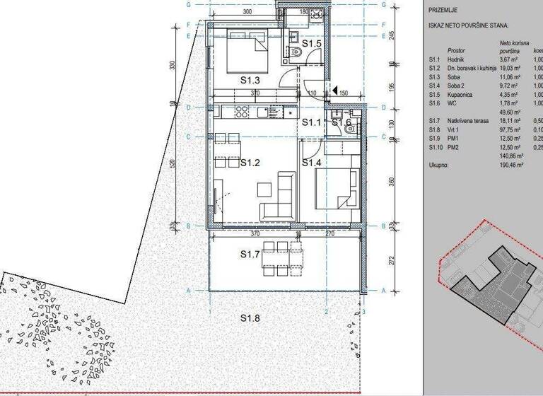Wohnung zum Kauf 258.646 € 74 m² Novalja, Pag