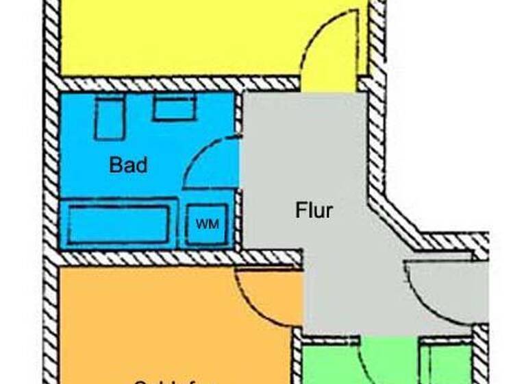 Wohnung zur Miete 325 € 2 Zimmer 50,8 m²<br/>Wohnfläche Meißen Meißen 01662