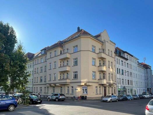 Wohnung zur Miete 605 € 2 Zimmer 60,5 m² EG frei ab sofort Holsteinstraße 1 Reudnitz-Thonberg Leipzig 04317