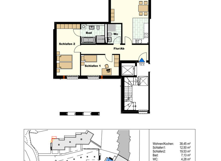 Penthouse zum Kauf - Erstbezug 898.100 € 3 Zimmer 100,5 m² Wesselburer Weg 12 a Osdorf Hamburg 22549