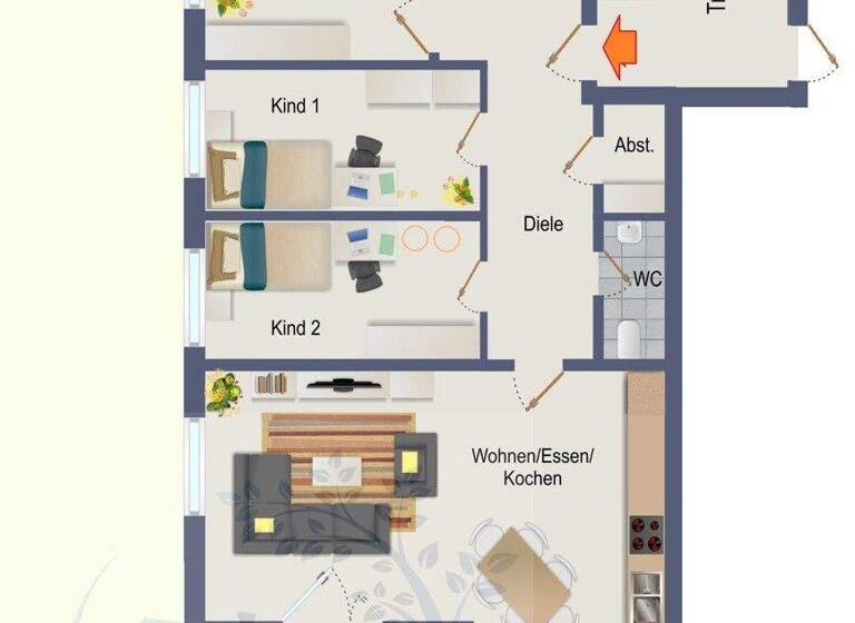 Wohnung zum Kauf 329.900 € 4 Zimmer 103 m² Memmingen Allgäuer Land 87700