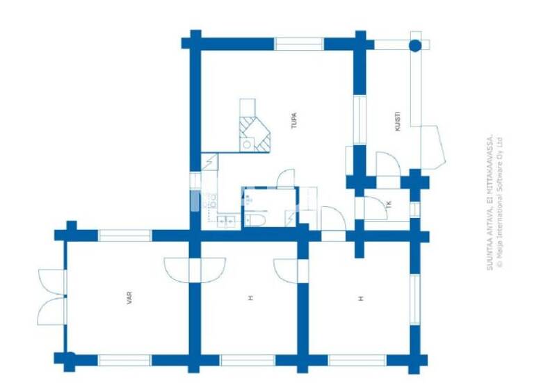 Einfamilienhaus zum Kauf 129.000 € 3 Zimmer 70 m² 2.535 m² Grundstück Trukkilantie 41 Tornio 95460