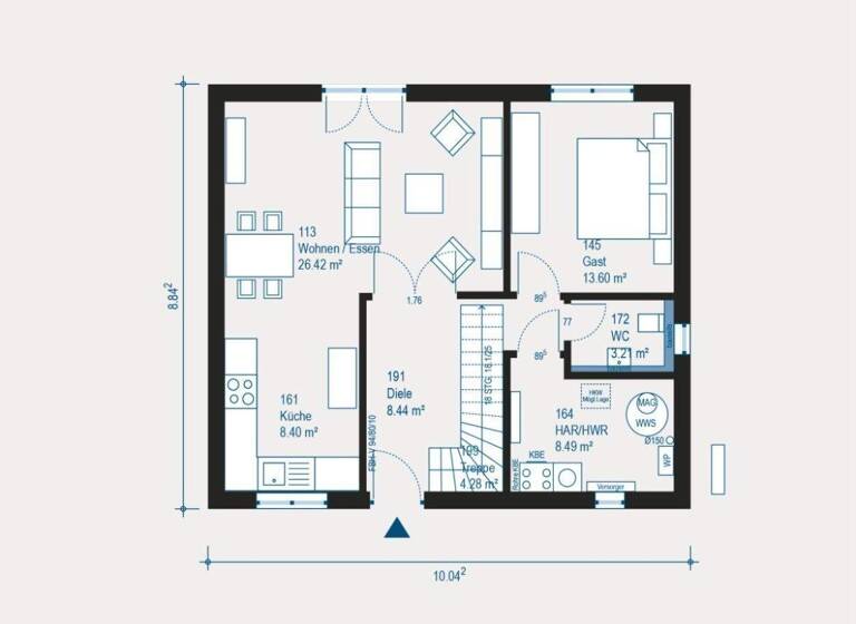 Haus zum Kauf 391.680 € 4 Zimmer 119,2 m² 560 m² Grundstück Hattingen 45525