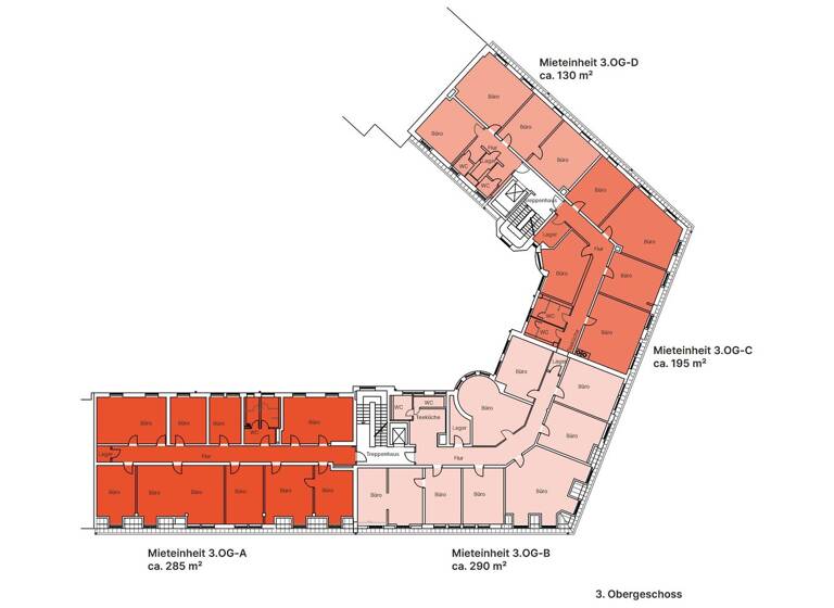Bürofläche zur Miete provisionsfrei 16 € 900 m² Bürofläche teilbar ab 130 m² Ettlinger Straße 12-14 Südweststadt Karlsruhe 76137